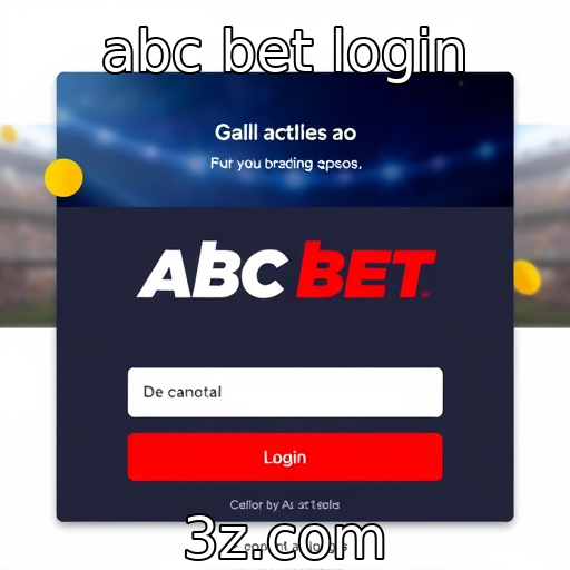 Login no abc bet facilita acesso aos jogos