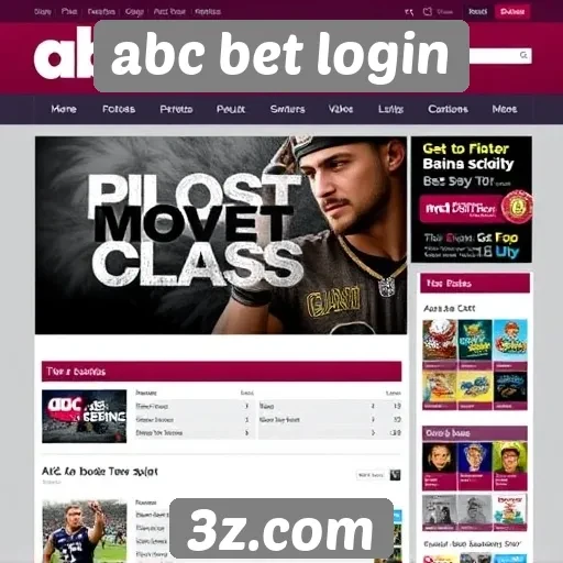 experiência do usuário no site abc bet login